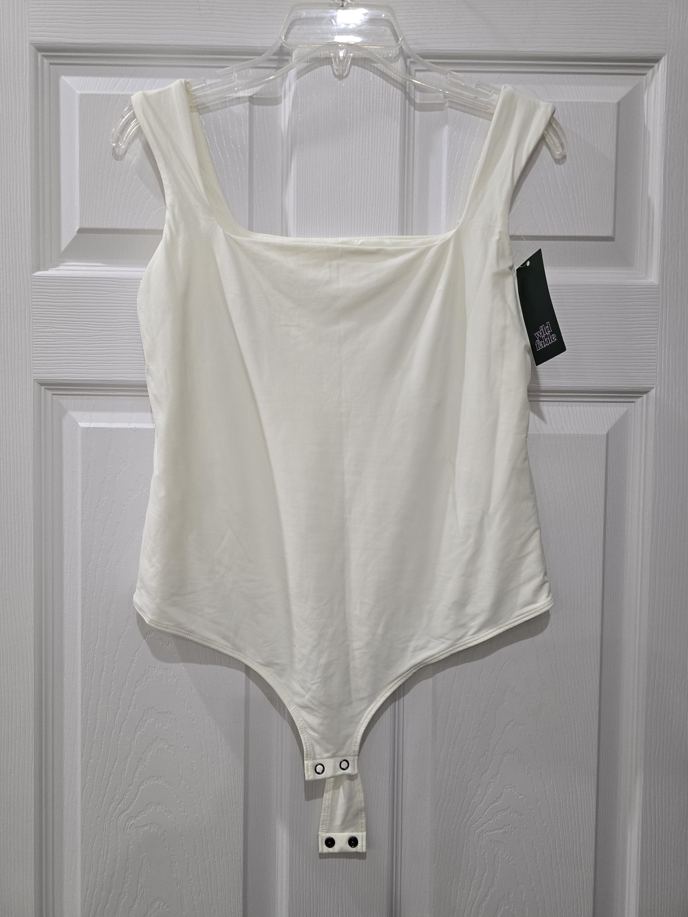 wild fable White Sleeveless Bodysuit Tank Size L OFFERS WELCOME!!!
